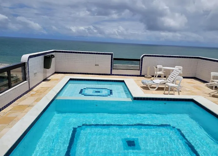 Apartamento Com Vista Para O Mar, E Piscina Na Cobertura